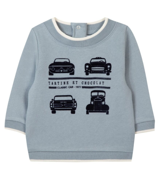 Sweater auto's - Tartine et Chocolat