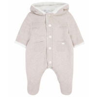 Onesie gebreid met teddy binnenvoering - Tartine et Chocolat
