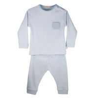 Pyjama streepjes (lichtblauw) - Baby Gi