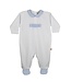 Baby Gi ( Baby & Kinderkleding) Babypakje Velours streepje (lichtblauw)