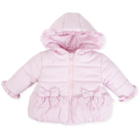 Winterjas strikken + ruche - Tutto Piccolo