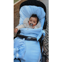 Buggy hoes + voetenzak (blauw) - GBB