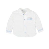 Polo lichtblauwe details - Tutto Piccolo