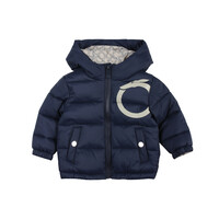 Winterjas met capuchon (donkerblauw) - Trussardi