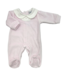 Babidu: Babykleding Babypakje velours rond kraagje (roze) - Babidu