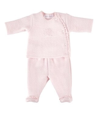 Théophile & Patachou: Exclusieve en tijdloze baby- & kinderproducten Babypakje 2-delig Cotton Pink - Theophile & Patachou