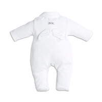 Babypakje wings velours (wit) - First (My First collection)