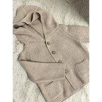 Vest gebreid met capuchon - Wedoble