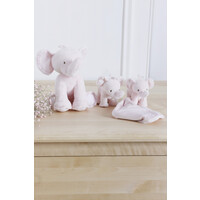 Knuffel Olifant 25cm (Lichtroze) - Tartine et Chocolat