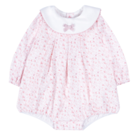 Shortie met ronde kraag + bloemenprint - Pureté