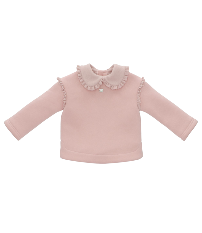 Sweater met tetra kraag & details - Martin Aranda