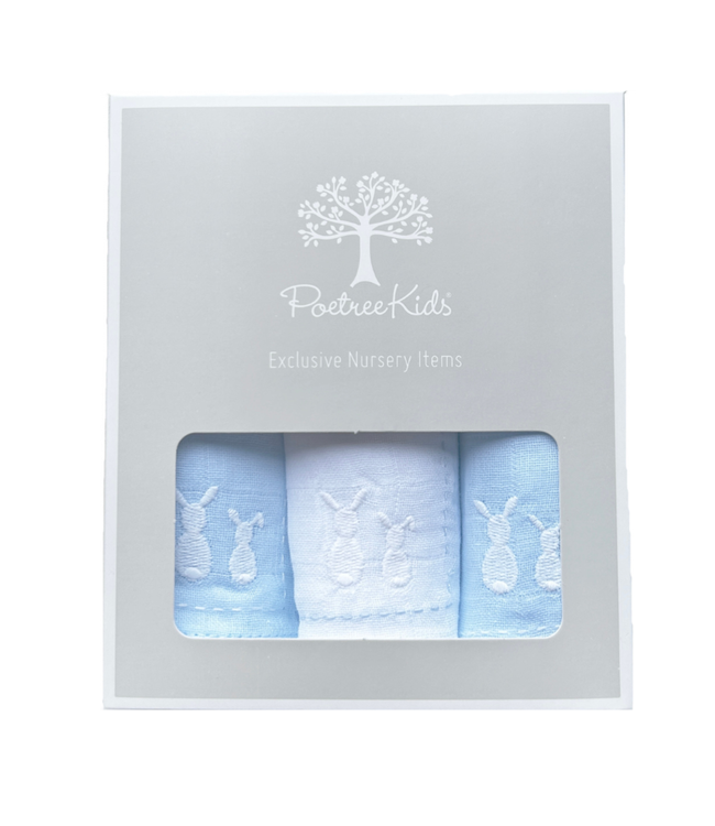 Hydrofiele doekjes 3 stuks (div. kleuren) - Poetree