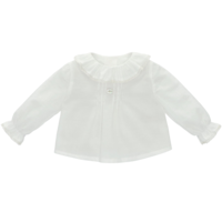 Blouse katoen popeline kraagje - Martin Aranda
