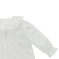 Blouse katoen popeline kraagje - Martin Aranda