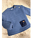 Sweater rib zakje (blauw) - Martin Aranda