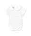 Babidu: Babykleding Body/romper pique kraagje korte mouw (wit) - Babidu