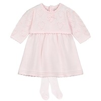Jurkje gebreid met hartjes + Maillot - Emile et Rose