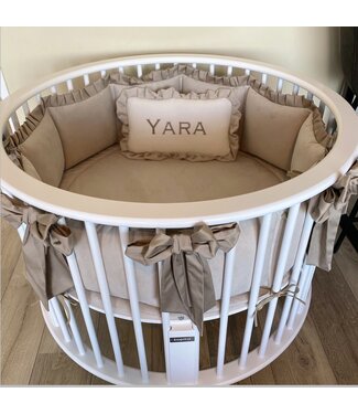 Royal Baby Collection: Babykamer & Kinderkamer Boxaankleding Suave Rond - Royal Baby Collection