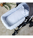 Babynestje kinderwagen Mousseline (lichtblauw) - Little Mack