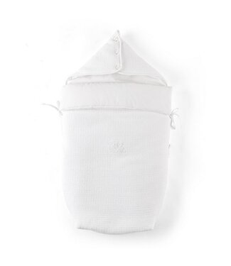 Théophile & Patachou: Exclusieve en tijdloze baby- & kinderproducten Voetenzak Cotton White - Theophile et Patachou