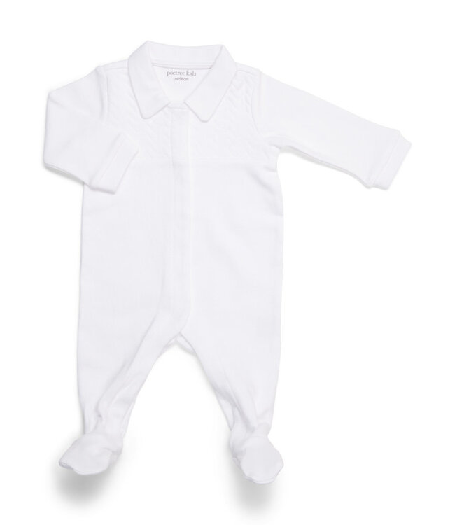 Babypakje Chevron White (boy) - Poetree Kids