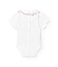 Body/Romper Broderie volant (roze) - Babidu