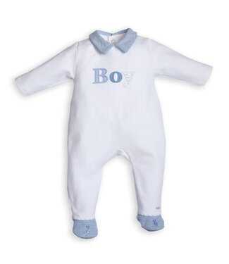 First (My First Collection): Exclusieve Babykleding & Accessoires Babypakje Boy (wit) - First (My First Collection)