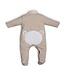 Babypakje teddy streep (beige/wit) - First (My First Collection)