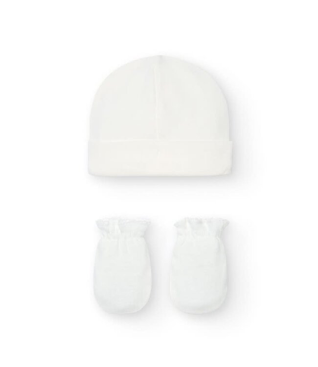 Set: Muts + wantjes (div. kleuren)- Babidu