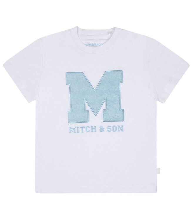 T-shirt met logo - Mitch & Son