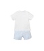 Set 2-delig t-shirt + short streepmotief - Tutto Piccolo