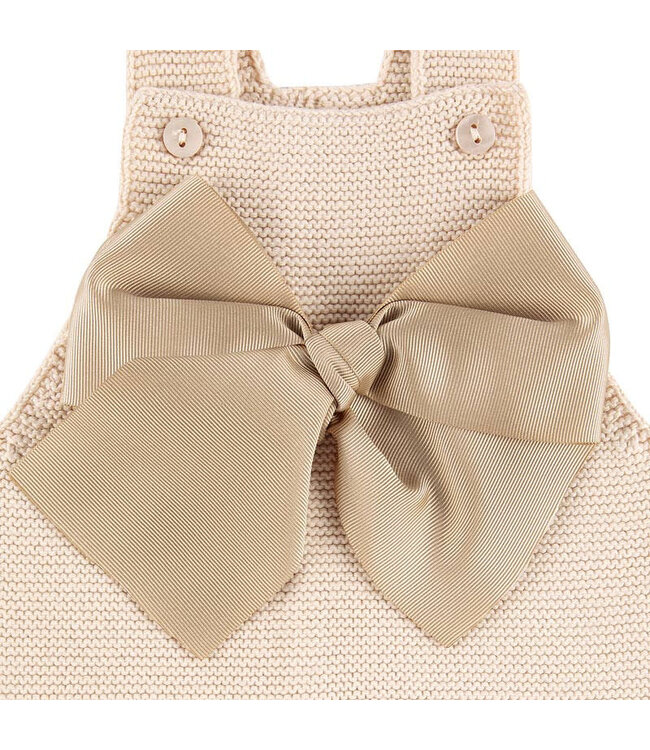 Shortie garter stitch + bow - Condor