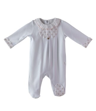 Pureté: Babykleding Babypakje Essentials geborduurde bloemen - Purete