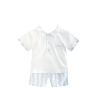 Deolinda: Baby & Kinderkleding Set: 2-Delig Kiko streep - Deolinda