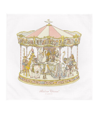 Atelier Choux Paris Carré Carousel Pink - Atelier Choux