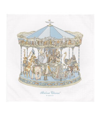 Atelier Choux Paris Carre Carousel Blue - Atelier Choux