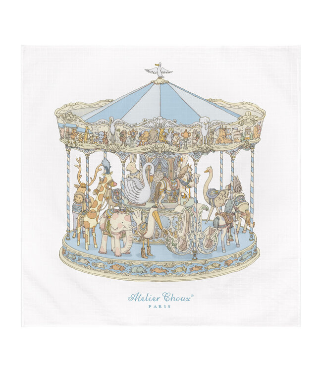 Carre Carousel Blue - Atelier Choux