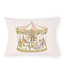 Satin Cushion Cover Carrousel (pink) - Atelier Choux