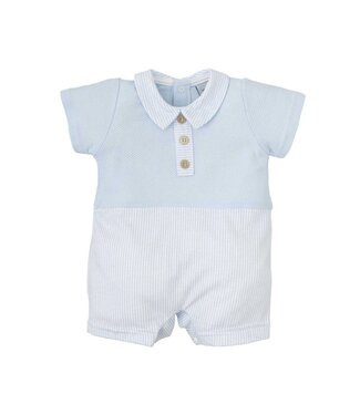 Babidu: Babykleding Romper Streep (lichtblauw) - Babidu