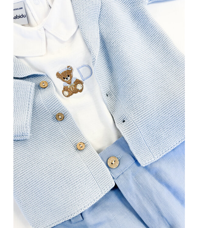 Body/romper punt kraagje (lange mouw) - Babidu