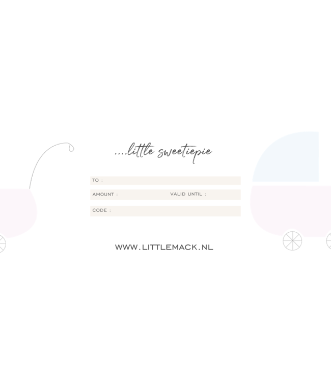 Cadeaubon € 75 - Little Mack