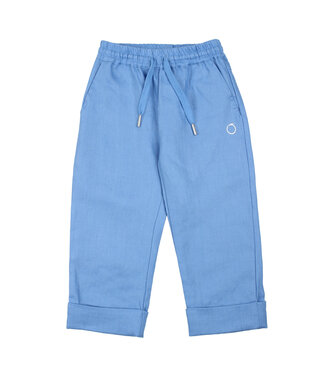 Trussardi : Kinderkleding Pantalon linnen (blauw) - Trussardi Junior