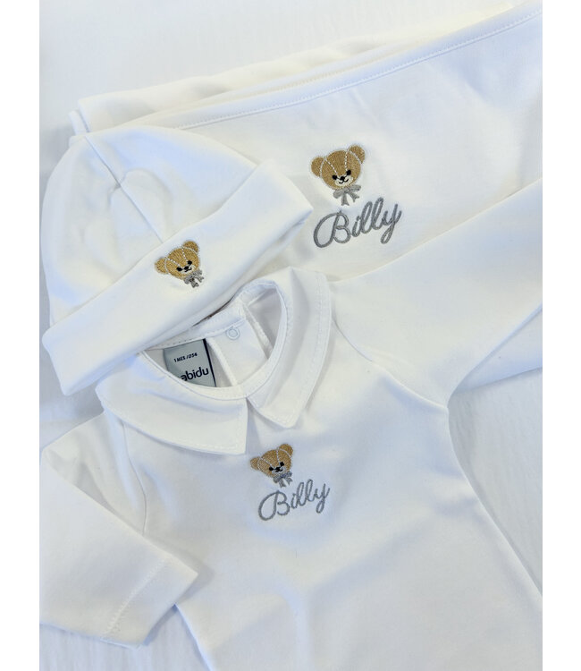 Body/romper punt kraagje (lange mouw) - Babidu