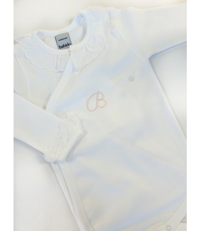 Body/Romper Popeline kraagje & zijsluiting - Babidu