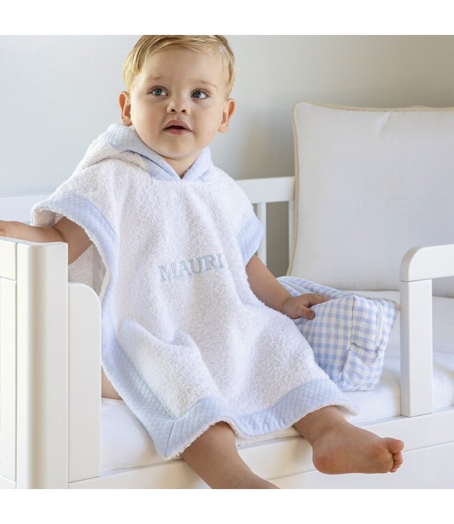 Poncho met naam (div. kleuren) - Little Mack