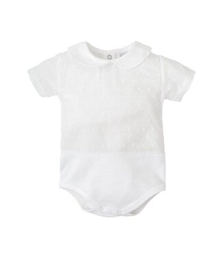 Babidu: Babykleding Body/romper plumenti ronde kraag - Babidu