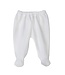 Baby Gi ( Baby & Kinderkleding) Broekje met voetjes velours (wit) - Baby Gi