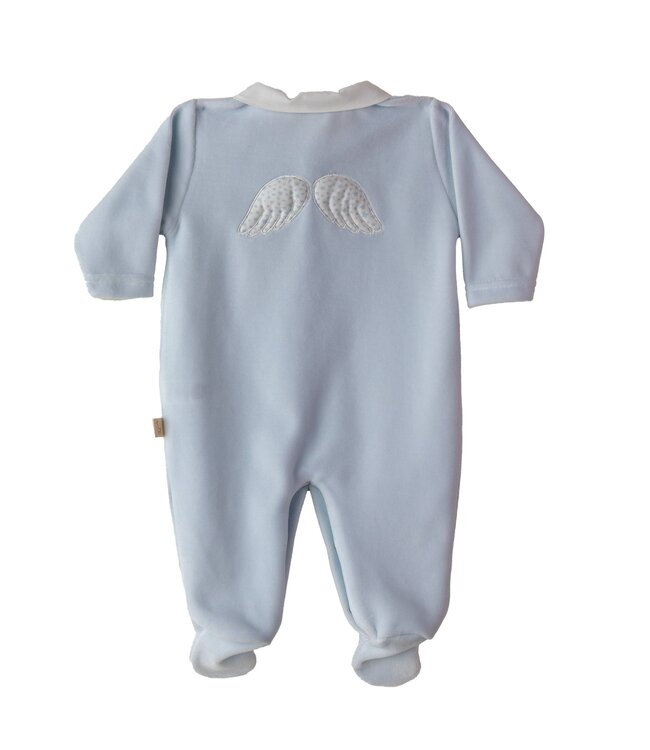 Babypakje wings velours (lichtblauw) - Baby Gi