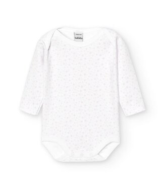 Babidu: Babykleding Body/Romper sterren (lichtroze) - Babidu