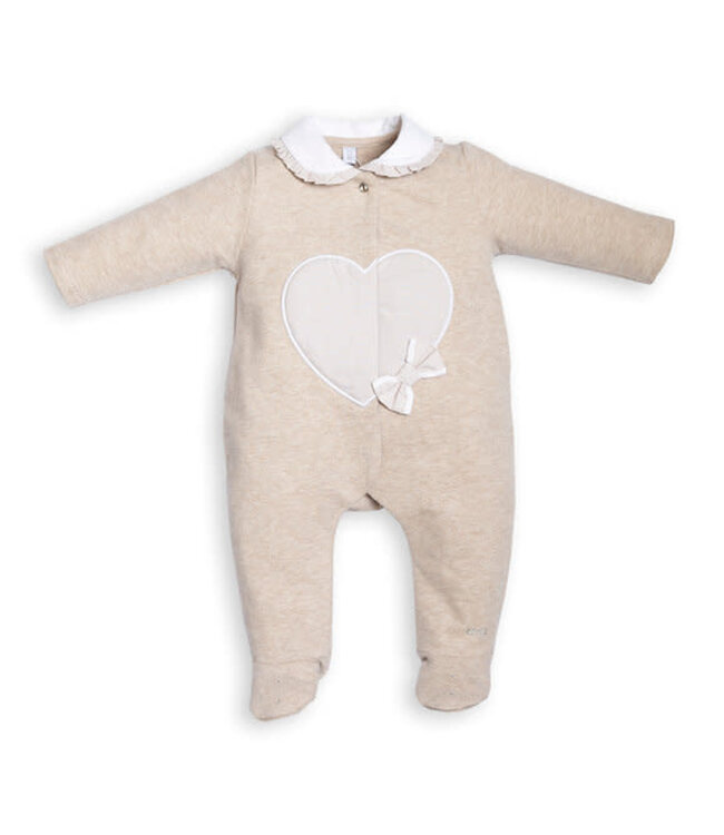 Babypakje hart XL bow (beige) - First (My First Collection)